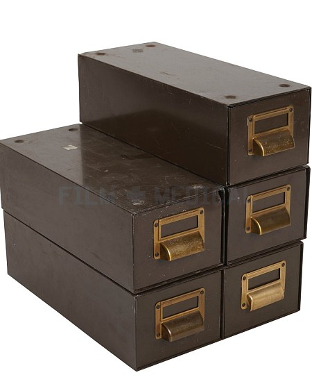 Index File Holder Brown and Brass Priced individually 